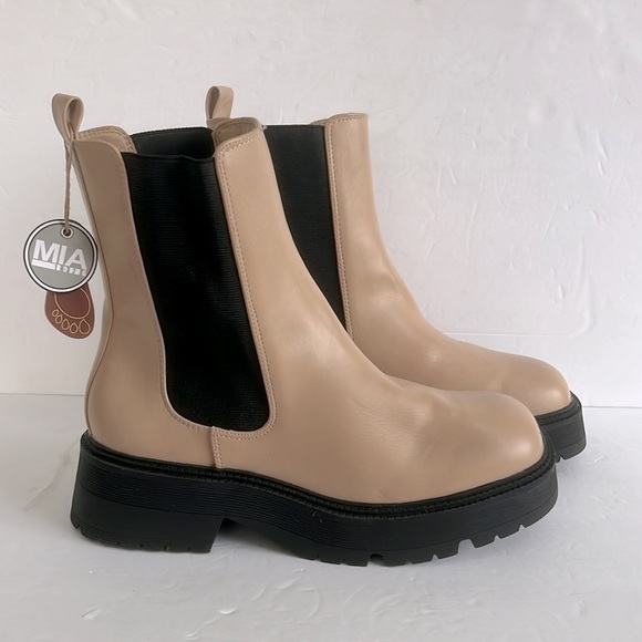 MIA Women’s Chunky Block Heel Boots Size 8.5 NEW - Picture 4 of 7